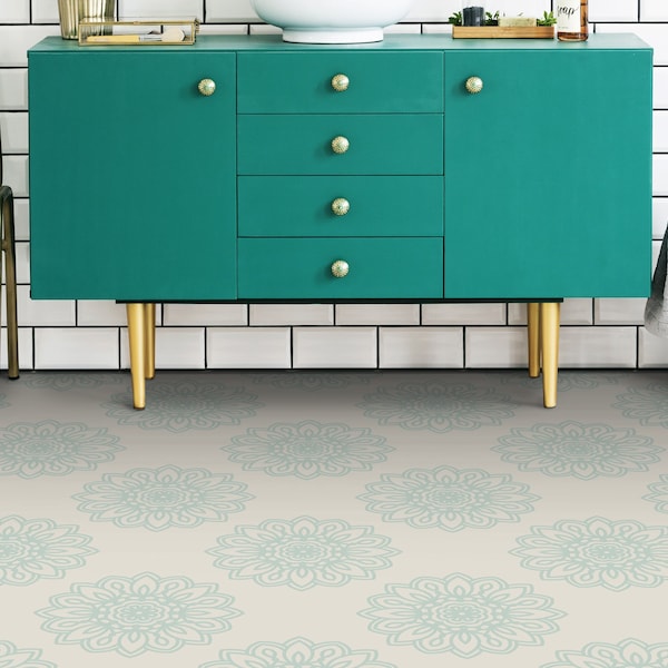 Floral Vinyl Flooring Etsy