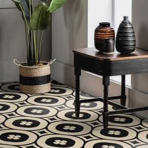 Modern Rings Vinyl Flooring, Black Baby Shower Ideas, Beige Homecoming Proposal Ideas, Circles Aesthetic Room Decor, Retro Floor Art