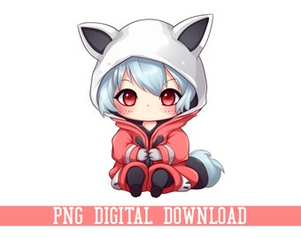 Anime Girl Lover PNG, Clipart Anime Girls For Commercial Use ,Digital File ,Instant Download