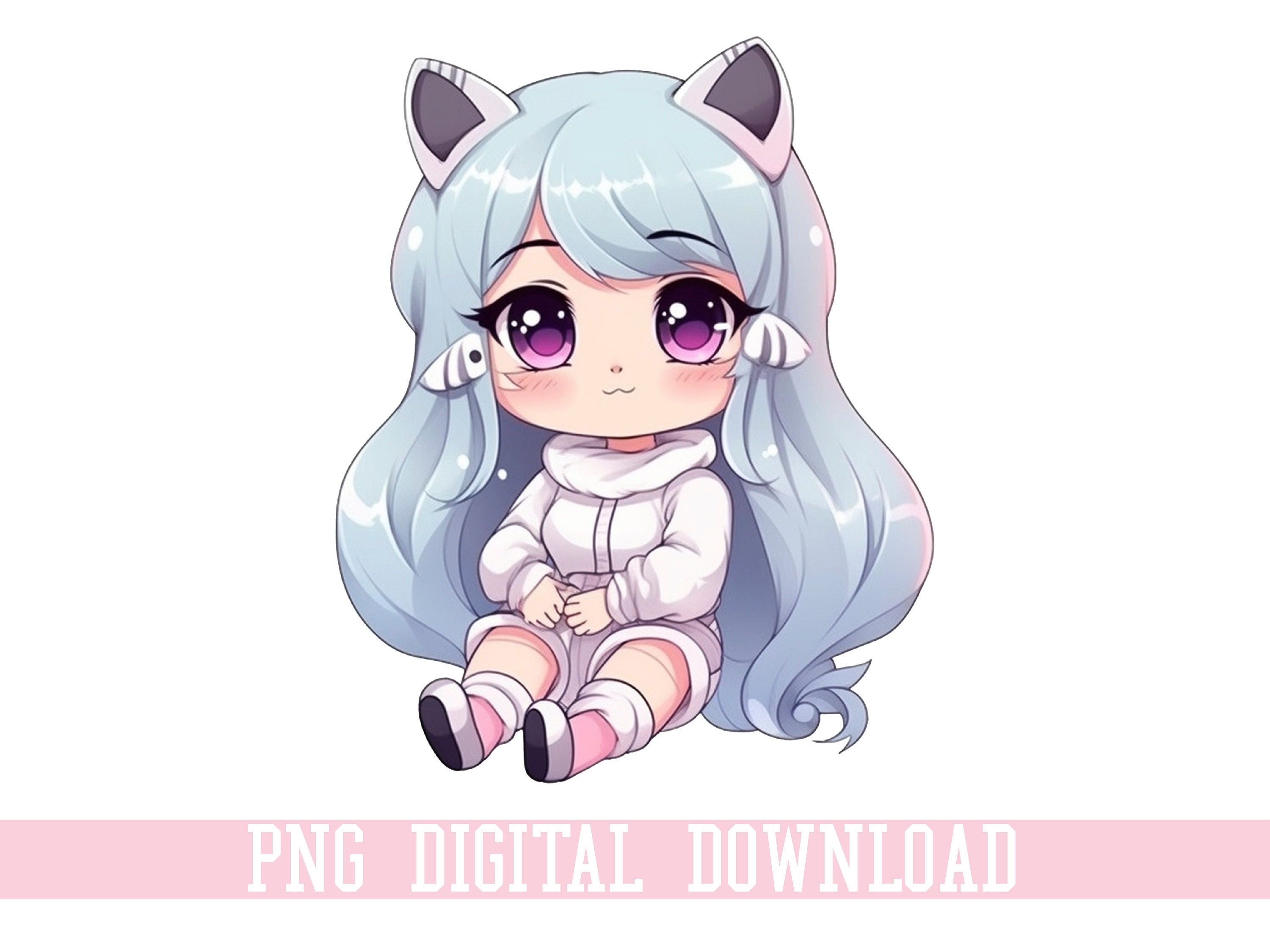 Anime girl cute girl happy kawaii digital art anime -  Portugal