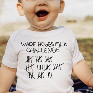 Always Sunny in Philadelphia Unisex ONESIE® brand Wade Boggs Milk Challenge gift funny IASIP baby shower  bodysuit