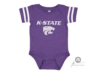 LICENSED Jersey K-State ® Baby Bodysuit | Super soft! | KSU | Game day outfit | Baby shower gift | Kansas State University Wildcats | KState