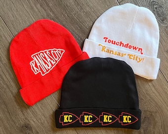 Multi Pack Baby Beanie Hat Cap | Buy more, save more! | Perfect Football Fan Baby Shower Gift | Sustainable, ethical, and sweatshop free!