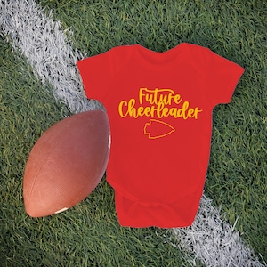Future Cheerleader Kansas City Baby Onesie® - Game Day Bodysuit