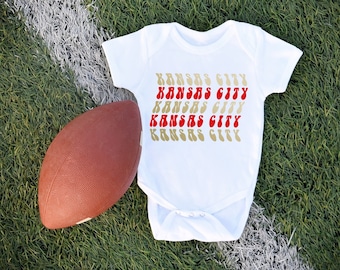 Retro Kansas City Gerber ONESIE® brand unisex infant bodysuit | Made here in KC! | Perfect Baby Shower Gift!