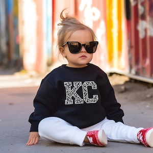 MADE IN KC Toddler Kansas City Arrowhead Red Sweatshirt Long & Short Sleeve T-Shirt | Perfect for Game Day! | Soft!