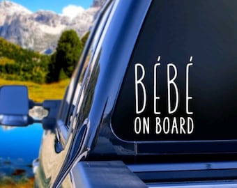 BeBe On Board Schitt's Creek Car Sticker