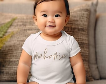MADE IN KC Mahomie | Kansas City Arrowhead Gerber onesie® brand unisex baby bodysuit | Baby Shower Gift