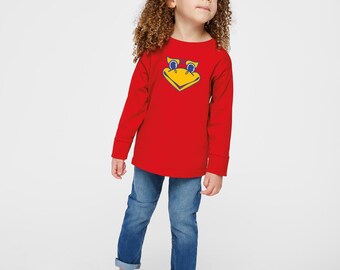 Jayhawk Face | Licensed KU ® | Sweatshirt & Short Long Sleeve T-Shirt | Soft! | the University of Kansas Jayhawks | Kids Youth Toddler Tee