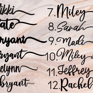 Premium Font Custom Vinyl Decal for DIY Bridesmaids Boxes / Gifts ...
