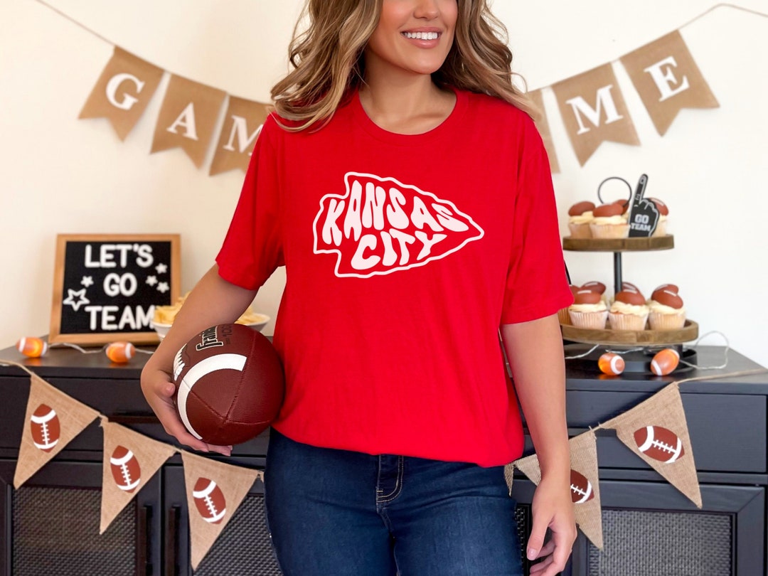 Pick Retro Arrowhead Color Kansas City Red T-shirt or Sweatshirt | Made ...