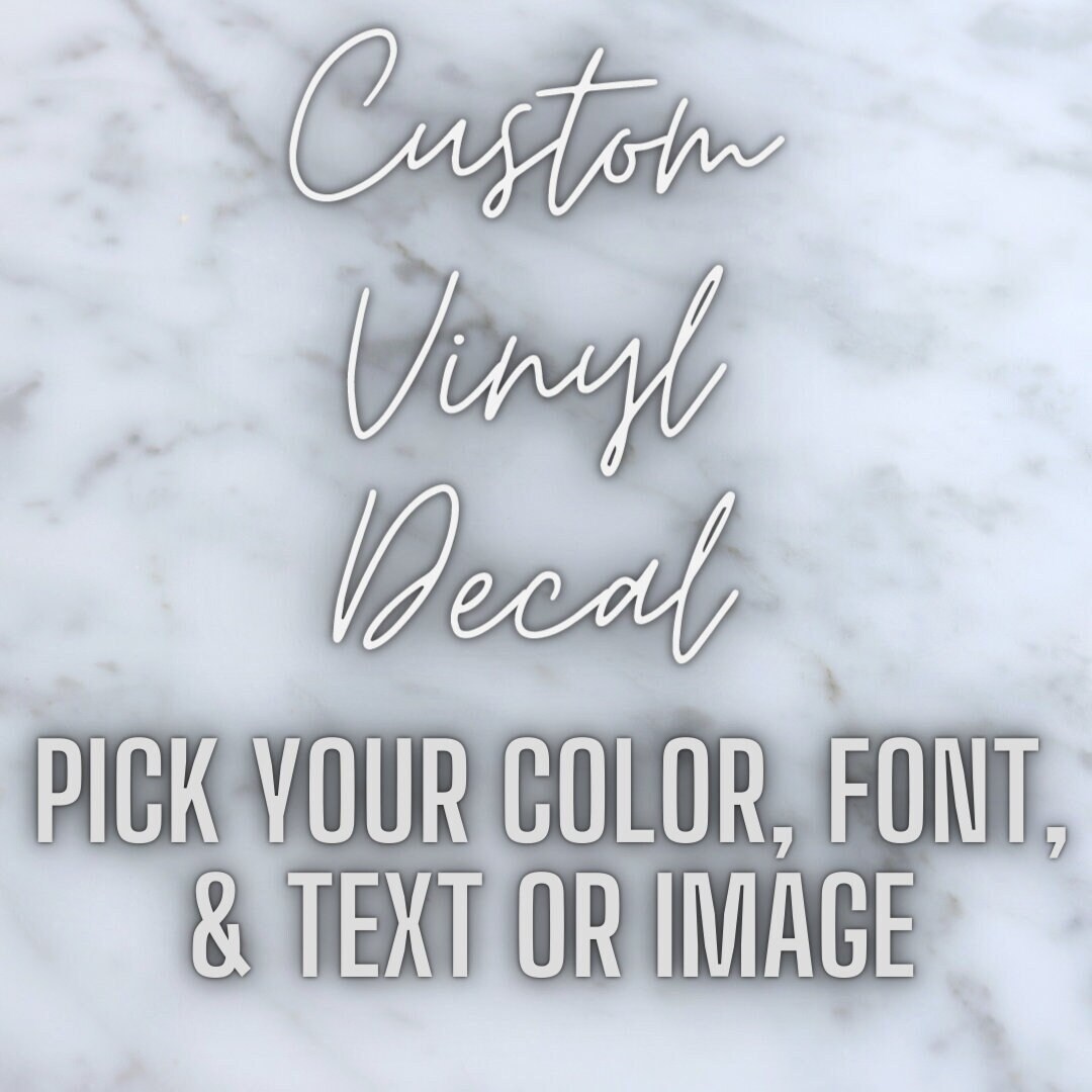 Custom Vinyl Decal Logo Name DIY Holographic Animal Print Etsy
