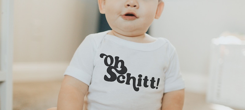 Multipack Buy More Save More ULTIMATE Schitt's Creek Baby Shower / Sprinkle Decor / Gift Gerber ONESIE® brand bebe ew david image 3
