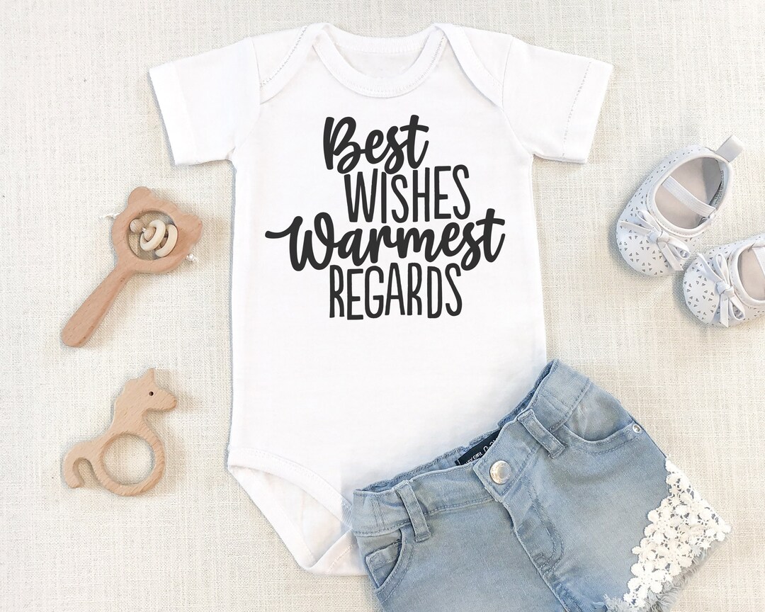 Best Wishes, Warmest Regards ONESIE® Brand 03, 36 & 69 Months Baby