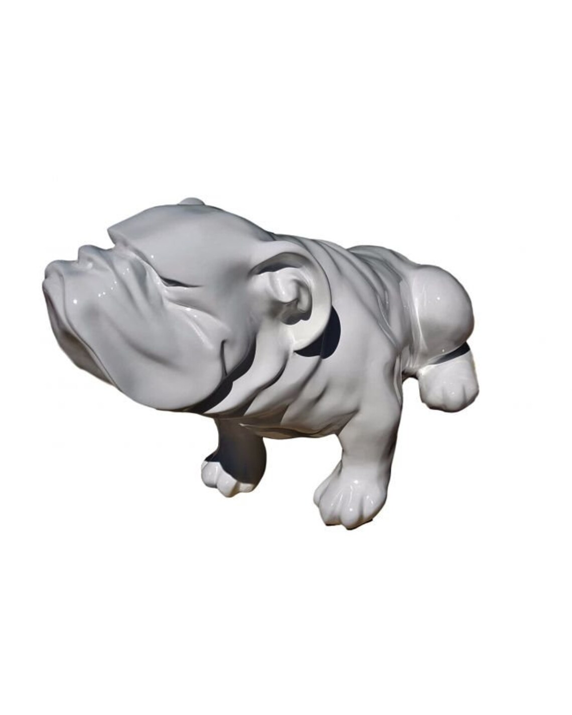 Englische Bulldogge Dekor außen oder indoor Skulptur. Weiße | Etsy