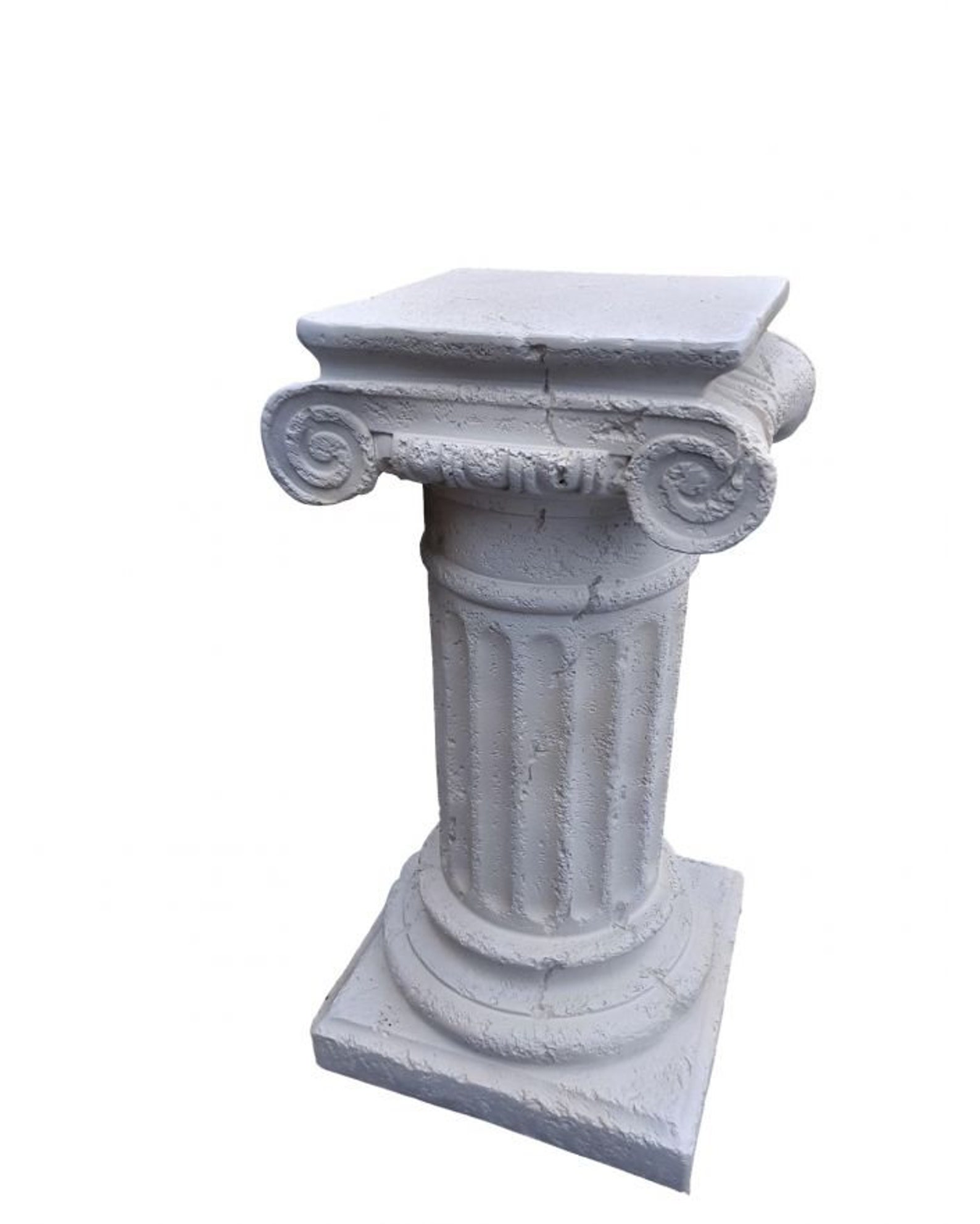 Greek column statue stand concrete for indoor greek mythology Etsy