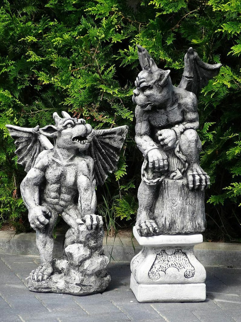 large resin gargoyle statues