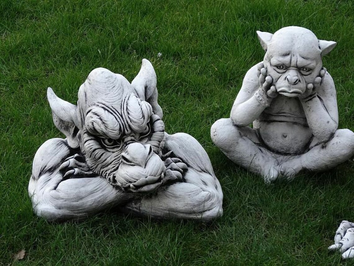 Norwegian Troll Statue Outdoor as Lawn Sculptures. Large Etsy