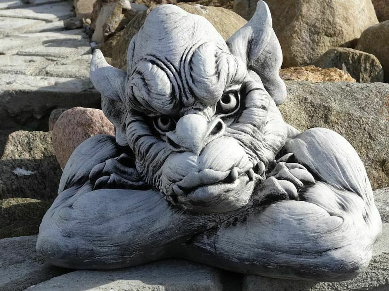 Norwegian Troll Statue Outdoor as Lawn Sculptures. Large Etsy