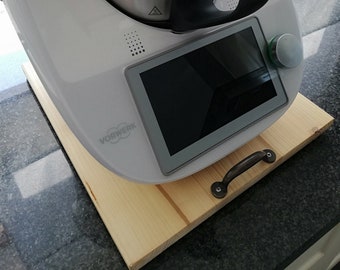 Handgefertigtes Gleitbrett für den Thermomix® – TM6, TM5, TM31 oder ähnliche Küchenmaschinen