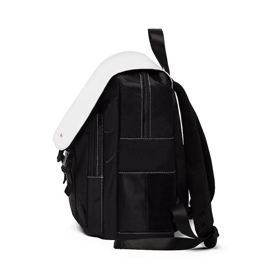 Disover I Love Jesus Accessories | White Casual Shoulder Backpack | Unisex Christian outfit ideas | Showing Christian faith | Evangelism brand