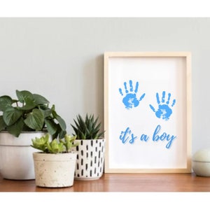 It&#39;s a Boy - Instant Downloads in Blue (svg, png, jpg, dxf, eps digital download)