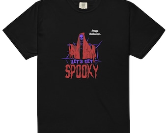 red&purple shappy halloween  day spooky T shirt