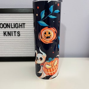 The nightmare before Christmas Zero tumbler|Zero tumbler| jack skellington nightmare before christmas inspired Stainless Steel Tumbler| image 7