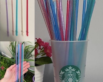 Tumbler Replacement Straws| Glitter Replacement Straws| Skinny Straw| Reusable Straws | Bridal Straw| Skinny Tumbler Straw| Stocking stuffer