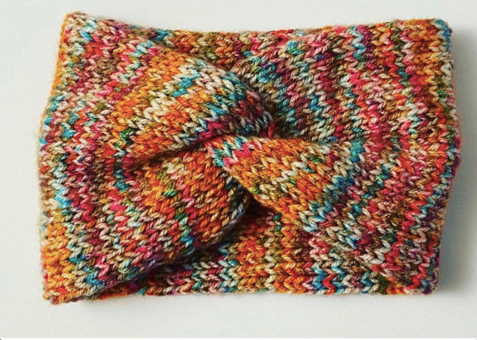Twisted Knit Headband Knit Twist Headband Knitting Machine Etsy