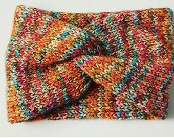 Twisted Knit Headband Pattern | All Ages Ear Warmer (PDF Pattern)