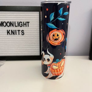 The nightmare before Christmas Zero tumbler|Zero tumbler| jack skellington nightmare before christmas inspired Stainless Steel Tumbler| image 8