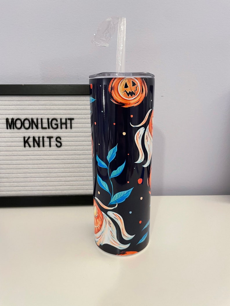 The nightmare before Christmas Zero tumbler|Zero tumbler| jack skellington nightmare before christmas inspired Stainless Steel Tumbler| image 5