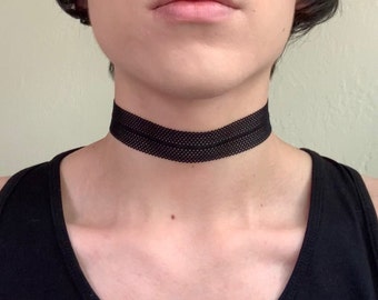 Fishnet choker deals