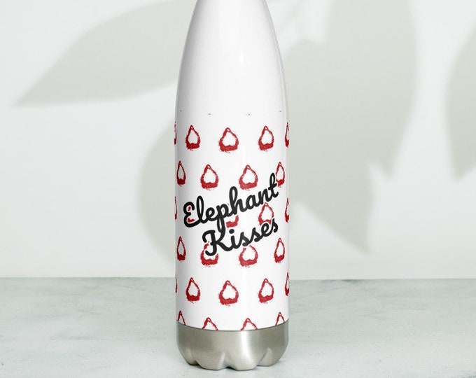 Elephant Kisses Stainless Steel Water Bottle