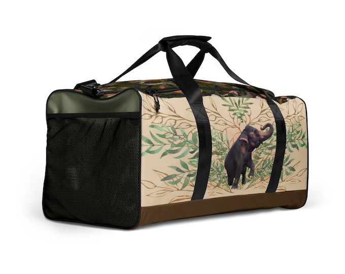 Elephants In Nature Duffle bag