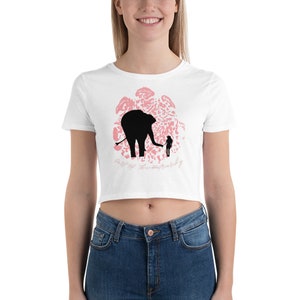 Part Of The Matriarchy Crop Tee- Pink
