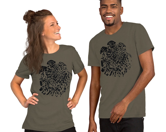 Black Elephants Footprint Unisex T-Shirt
