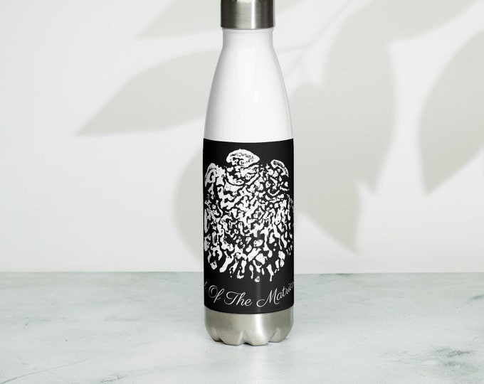 Part Of The Matriarchy Stainless Steel Water Bottle-White