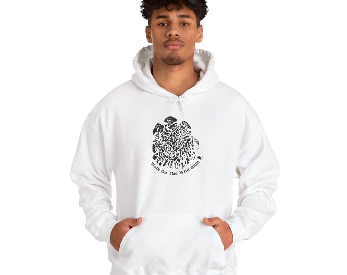 Walk On The Wild Side Elephant Footprint Unisex Heavy Blend™ Hooded Sweatshirt, Unique Gift, Womens Sweatshirts, Mens Sweatshirt, Wildlife