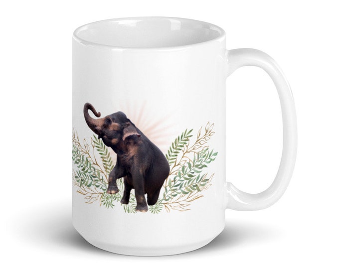 Elephant In Nature Coffee Mug