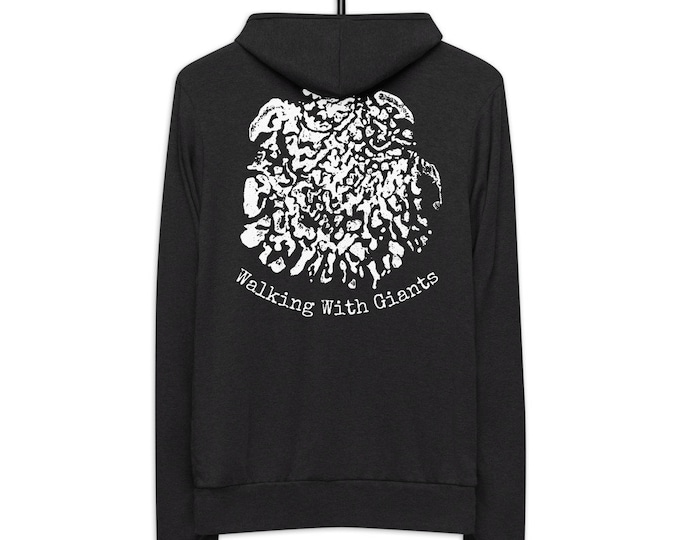 Walk With Giants Unisex Zip Hoodie