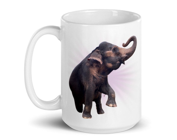 Walking Elephant Coffee Mug