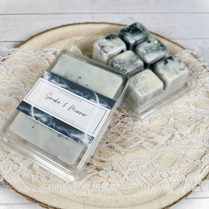 Wax Melt • Smoke & Mirrors • 100% soy wax • woody, herby scent • Halloween special