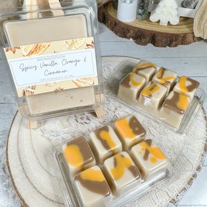 Wax Melt • Spicy Vanilla, Orange & Cinnamon • 100% Soy Wax • Fruity Scent