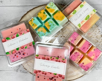 SET Wax Melts Sommer • Snap Bar mit sommerlichen Duft • bunt •  100% Sojawachs