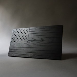 Ash USA Flag Black