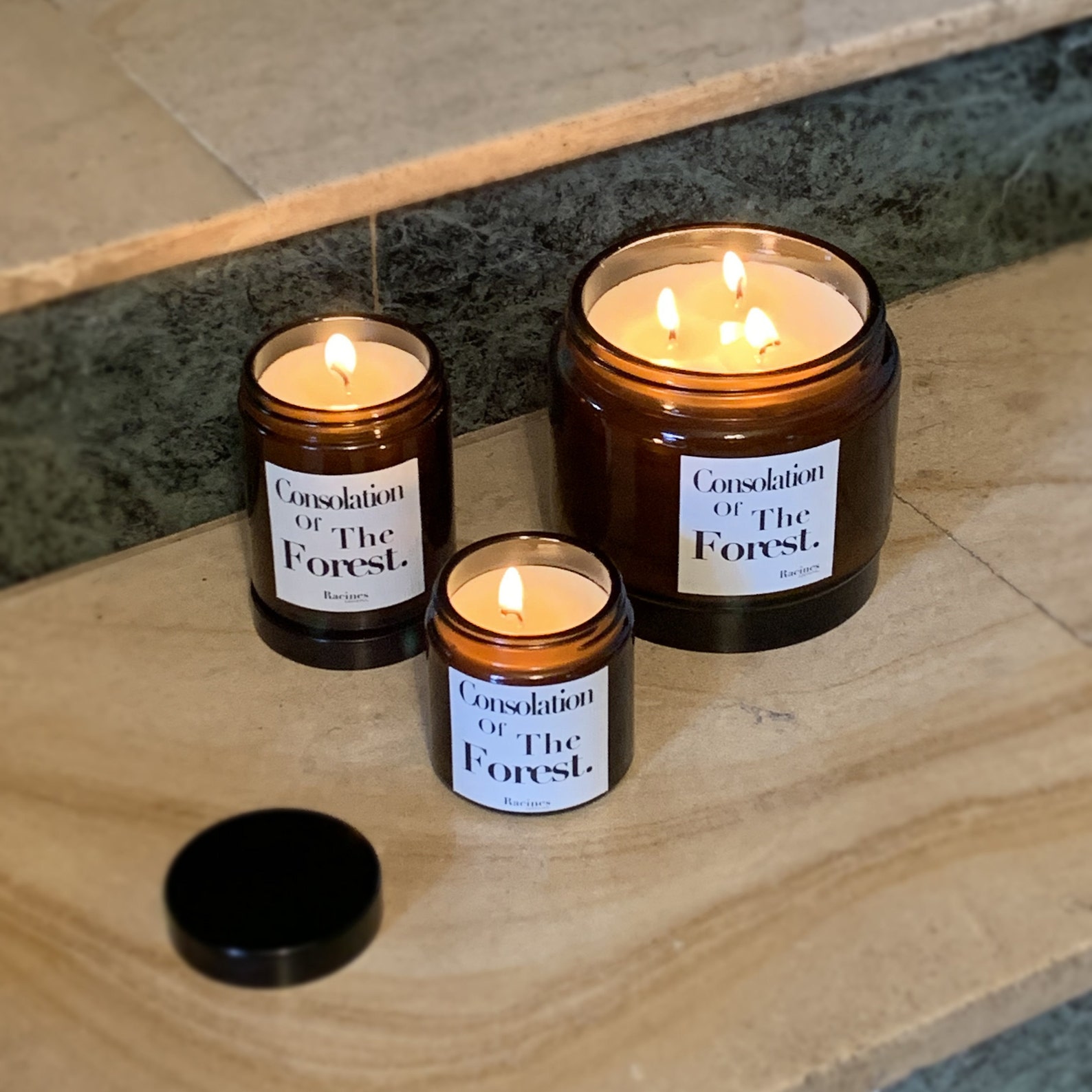 Candle 100 natural 500 grams 3 wicks about 160 hours Etsy