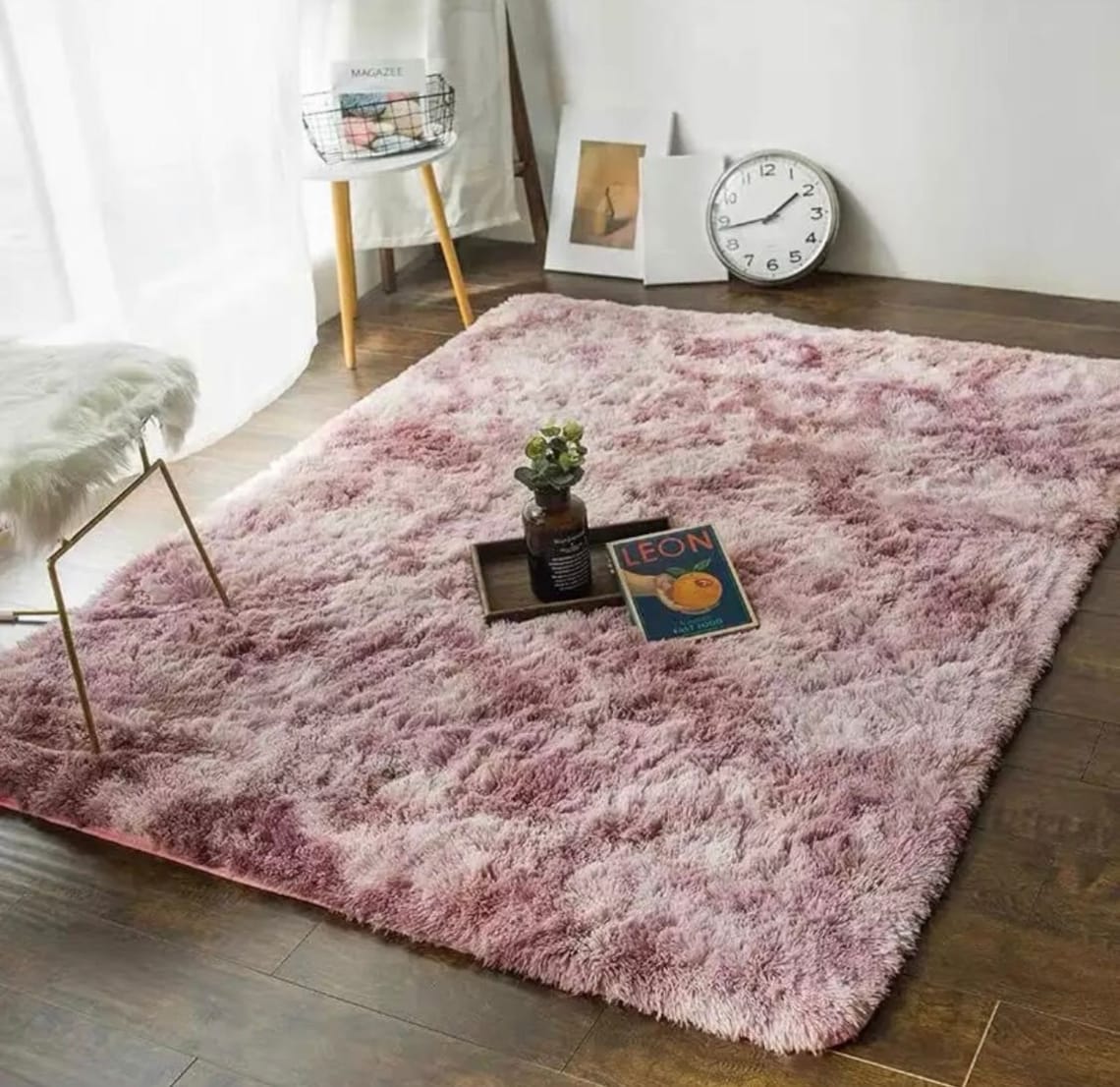 Thick Velvet Carpets For Living Room Bedroom Rugs Fluffy Fur Etsy