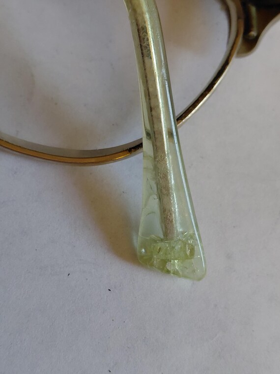 Vintage 12kt GF cat eye glasses - image 3